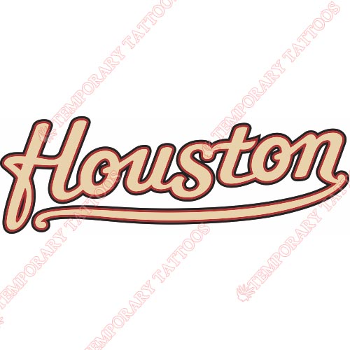 Houston Astros Customize Temporary Tattoos Stickers NO.1611
